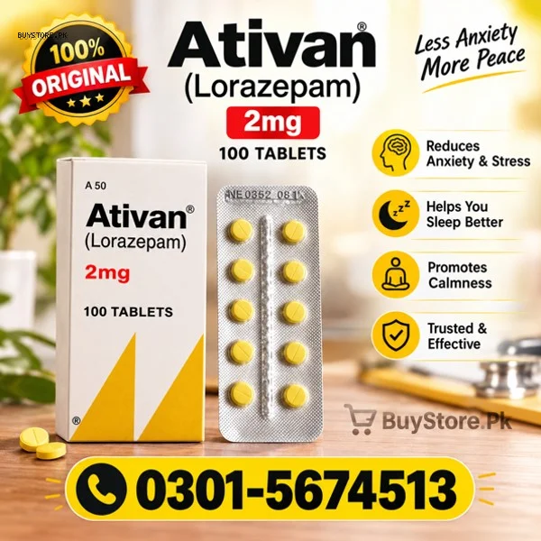 Ativan 2mg Tablets Price in Pakistan