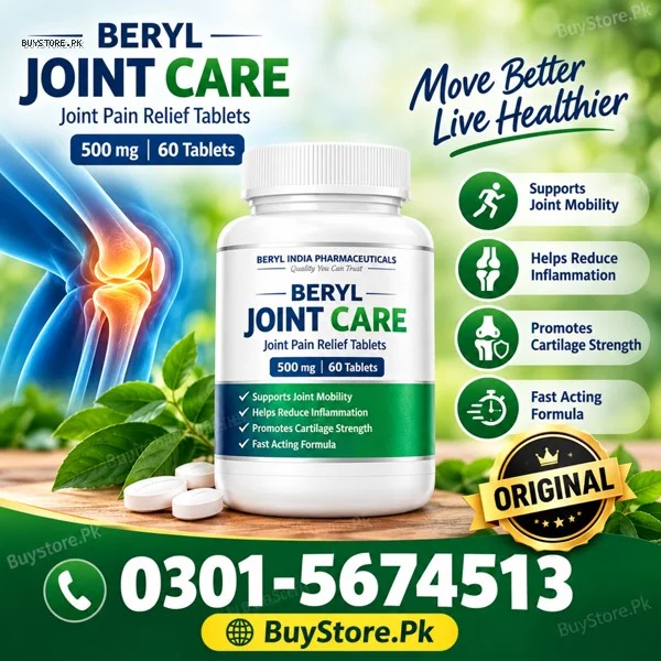 Beryl Joint Care 500mg Tablets Price in Pakistan 1