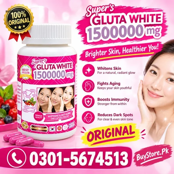 Gluta White 1500000 MG Capsules Price in Pakistan 1