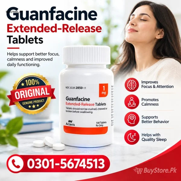 Guanfacine Extended Release Tablets Price in Pakistan