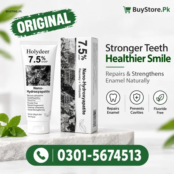 Holydeer Recovery Toothpaste 7.5% Nano Hydroxyapatite Price in Pakistan - Online Shopping in Pakistan Rs.599