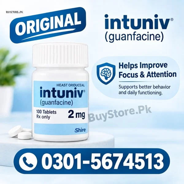 Intuniv Guanfacine 2mg Tablets Price in Pakistan