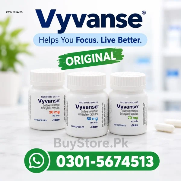 Lisdexamfetamine Vyvanse 30mg Price in Pakistan - Online Shopping in Pakistan Rs.3,850