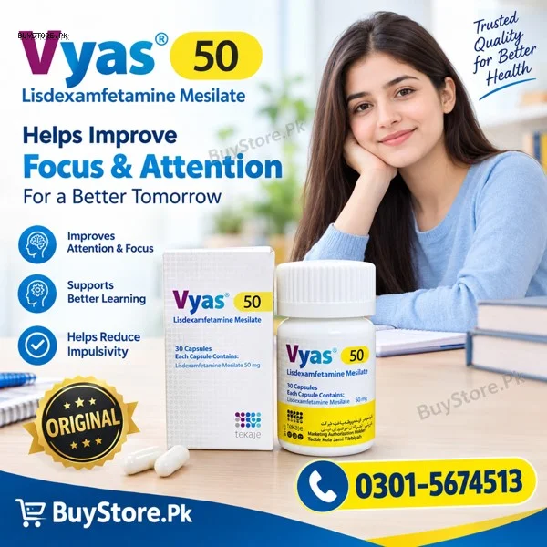 Vyas 50mg Capsules Price in Pakistan