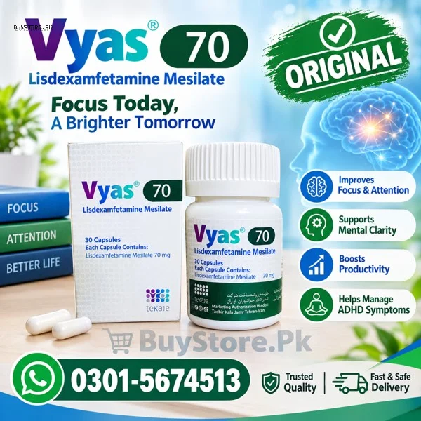 Vyas 70mg Capsules Price in Pakistan - Online Shopping in Pakistan Rs.5,850